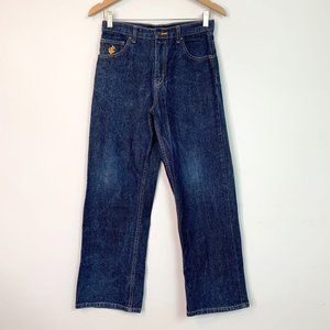 ROCAWEAR 90s Vintage Original Fit High‎ Rise 100% Cotton Denim Sz 14 Waist 29